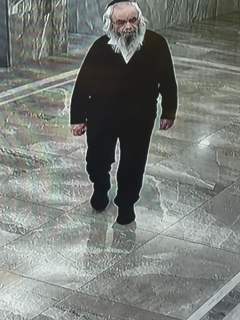הנעדר. תמונה ממצלמות האבטחה בבית האבות