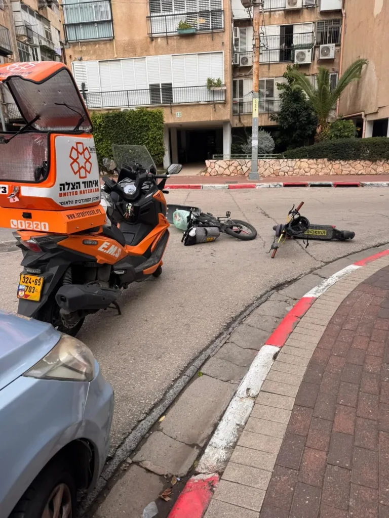 זירת התאונה