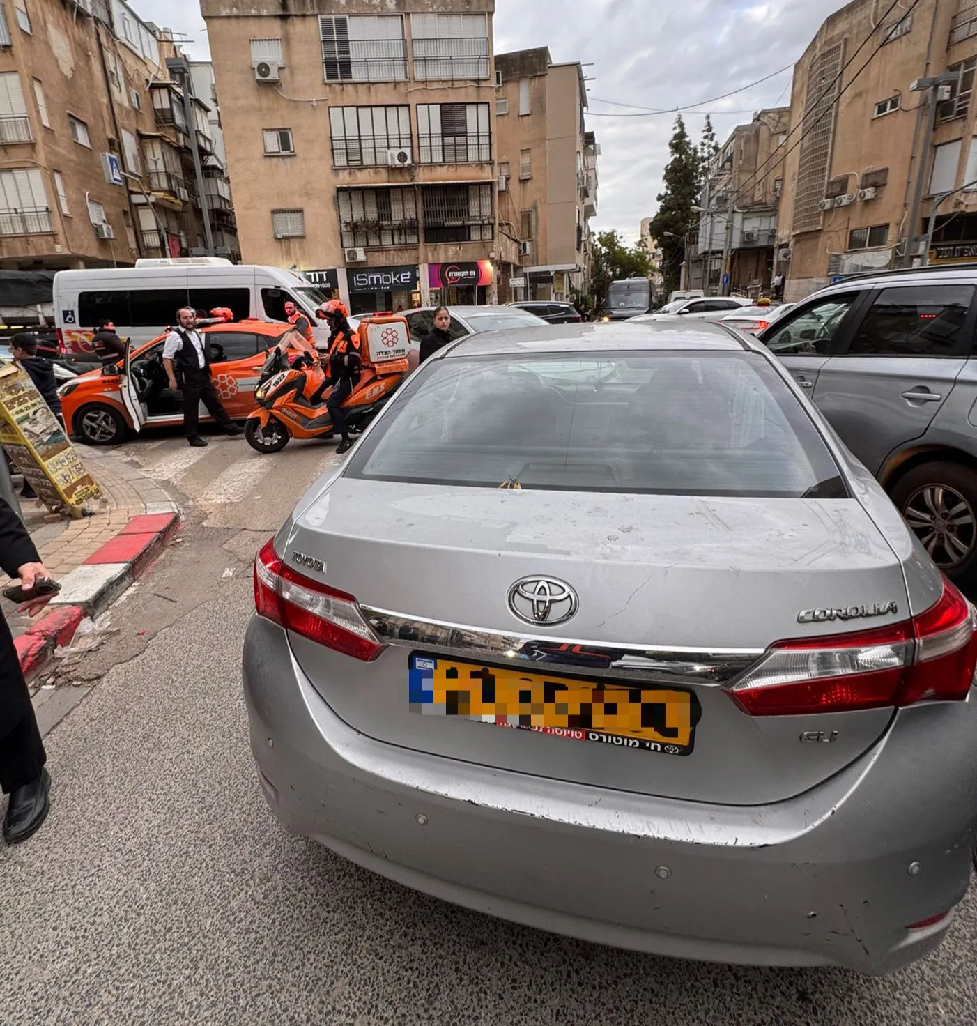 זירת פגיעת הרכב בילד בן ה7