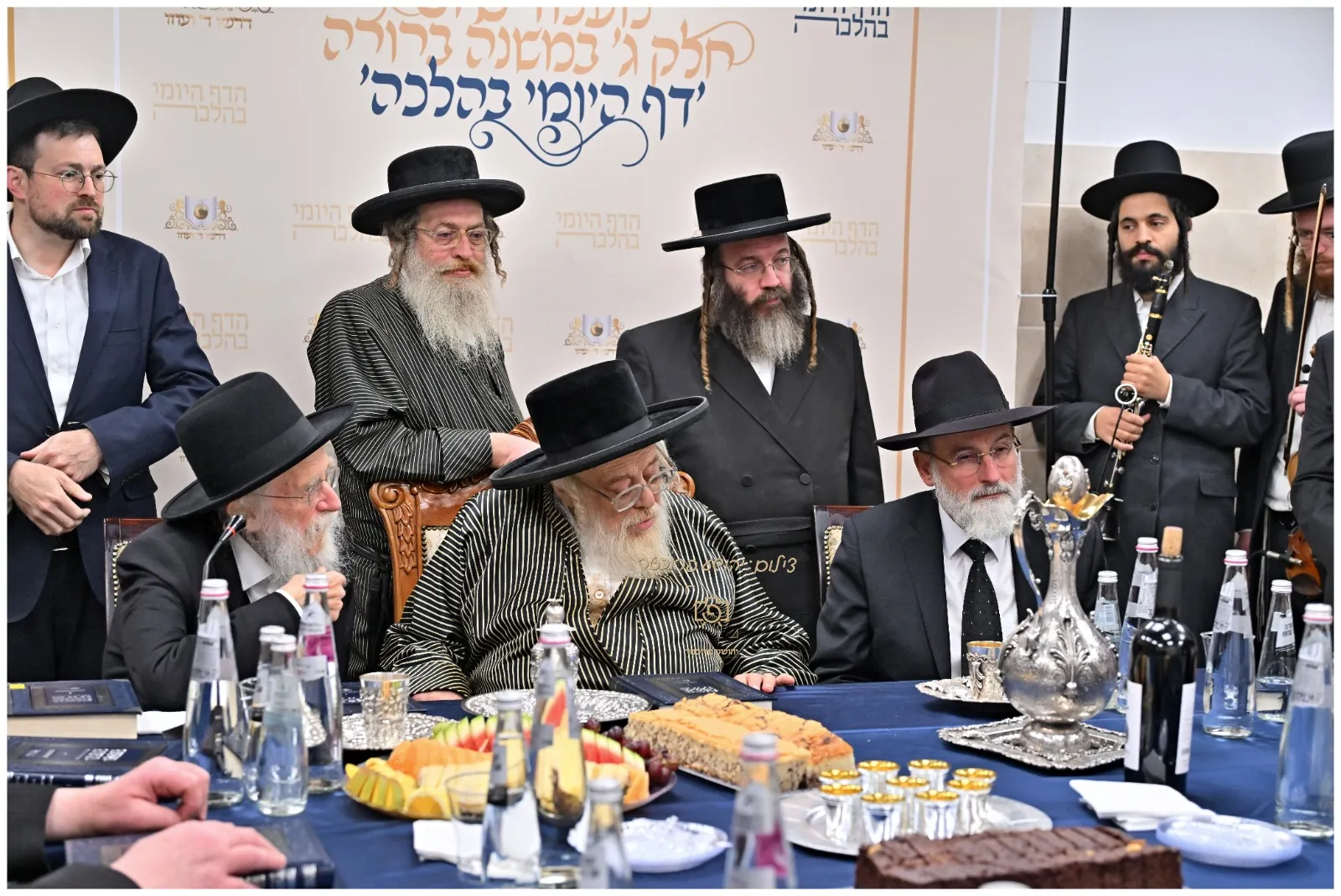 סיום חלק ג‘ במשנה ברורה ‘דרשו‘ במעון הרבי מתולדות אהרון