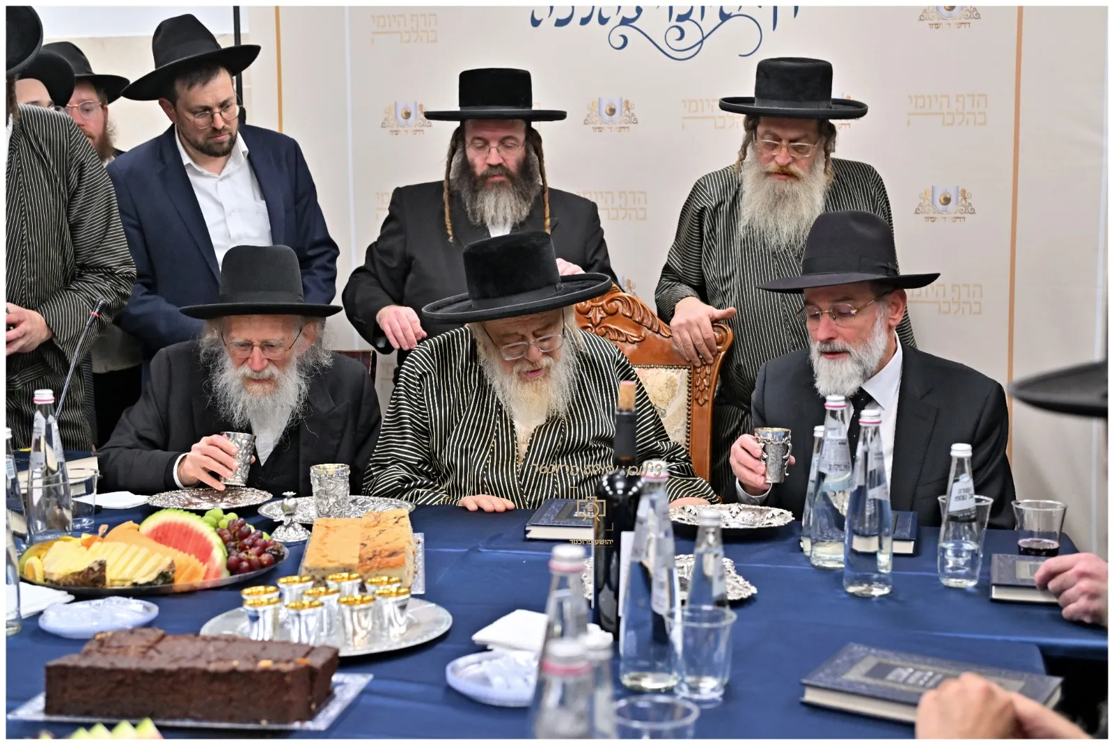 סיום חלק ג‘ במשנה ברורה ‘דרשו‘ במעון הרבי מתולדות אהרון