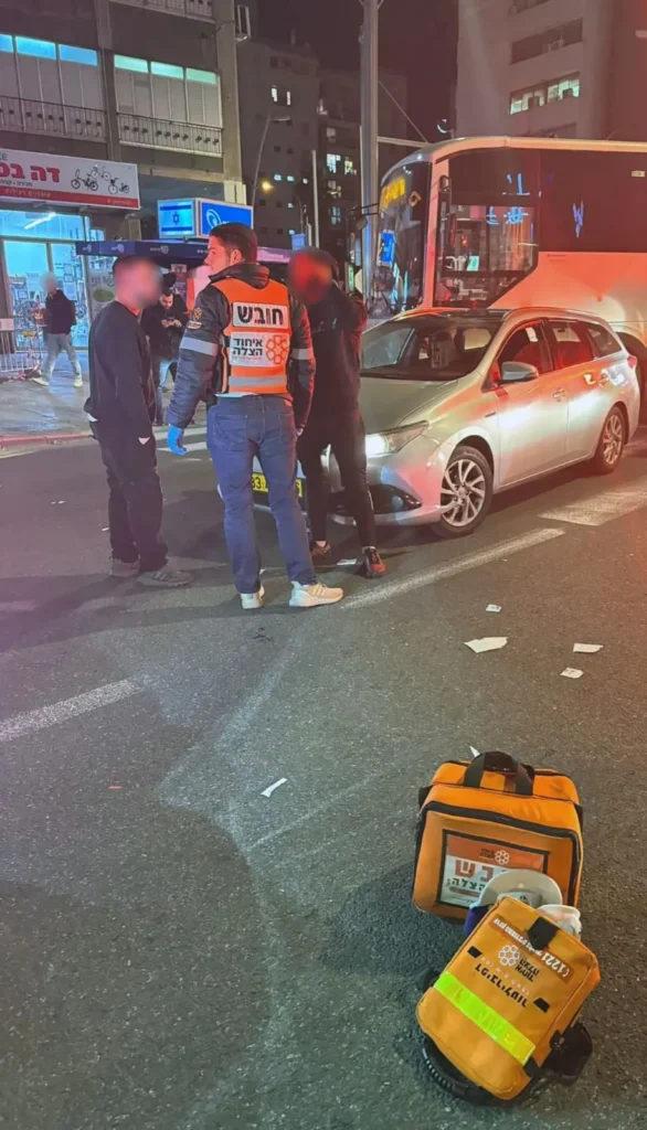 זירת התאונה