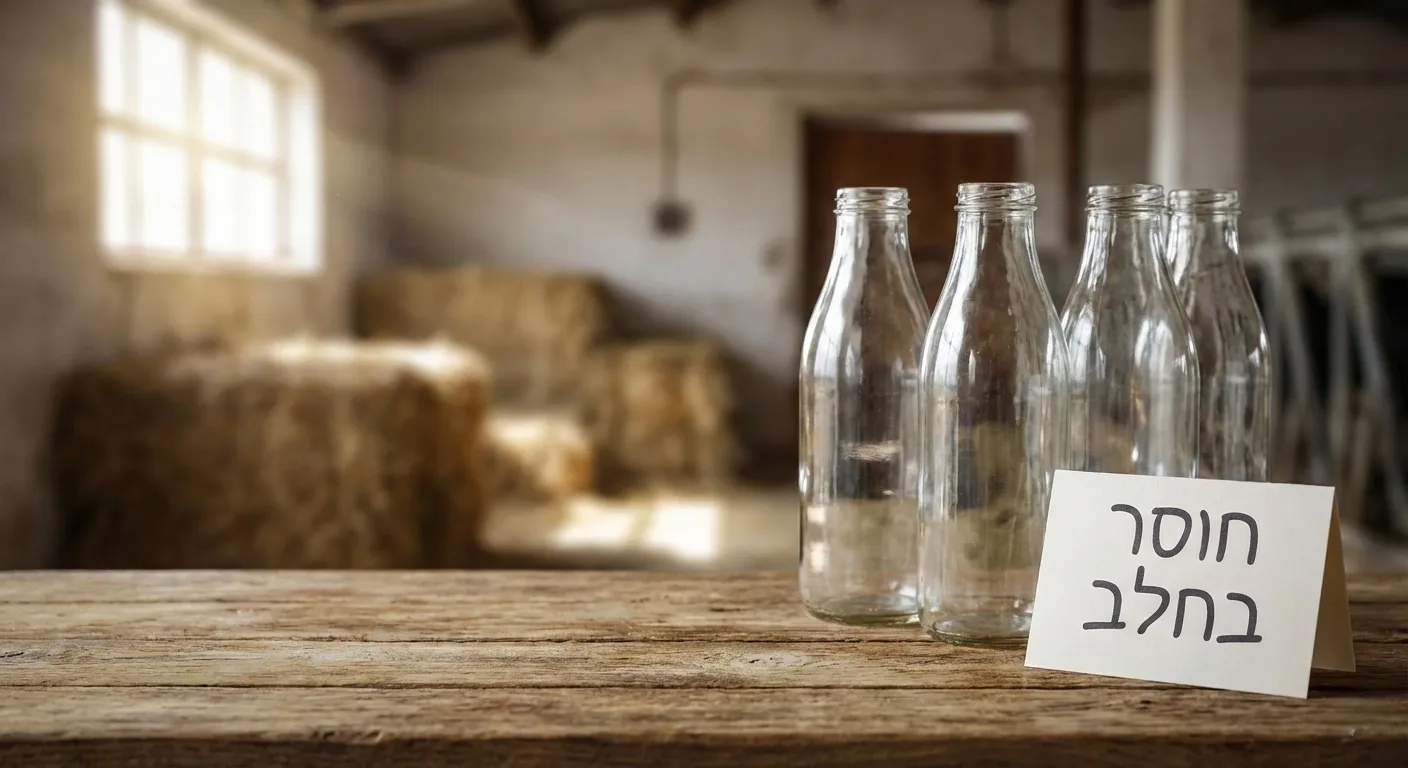 מחסור בחלב | אילוסטרציה