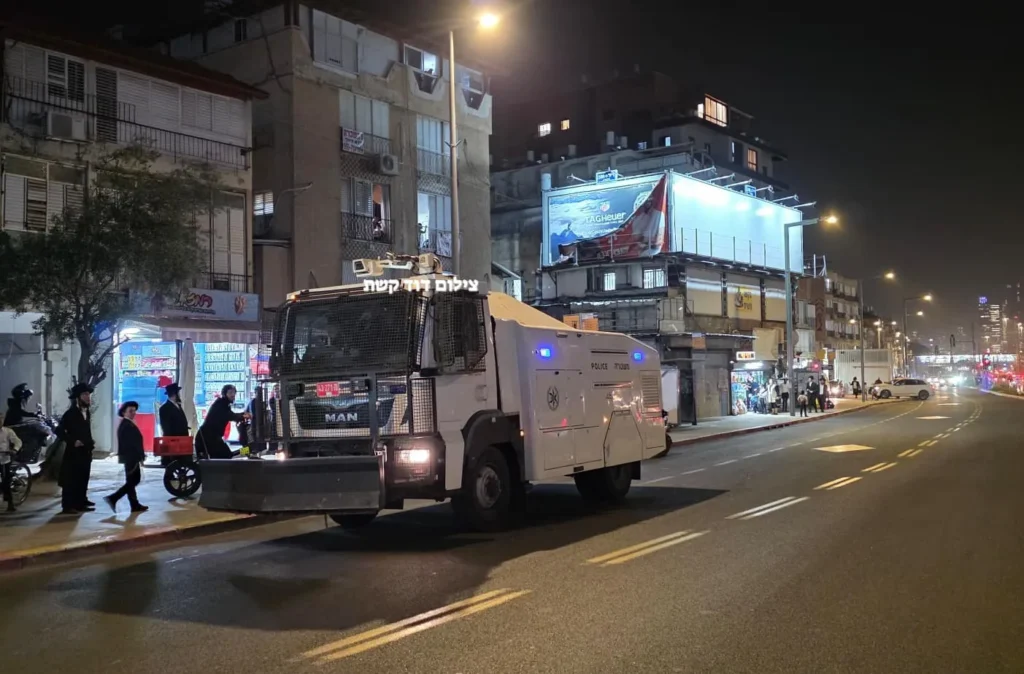 מכתזי"ת מכונה סמוך למהומות