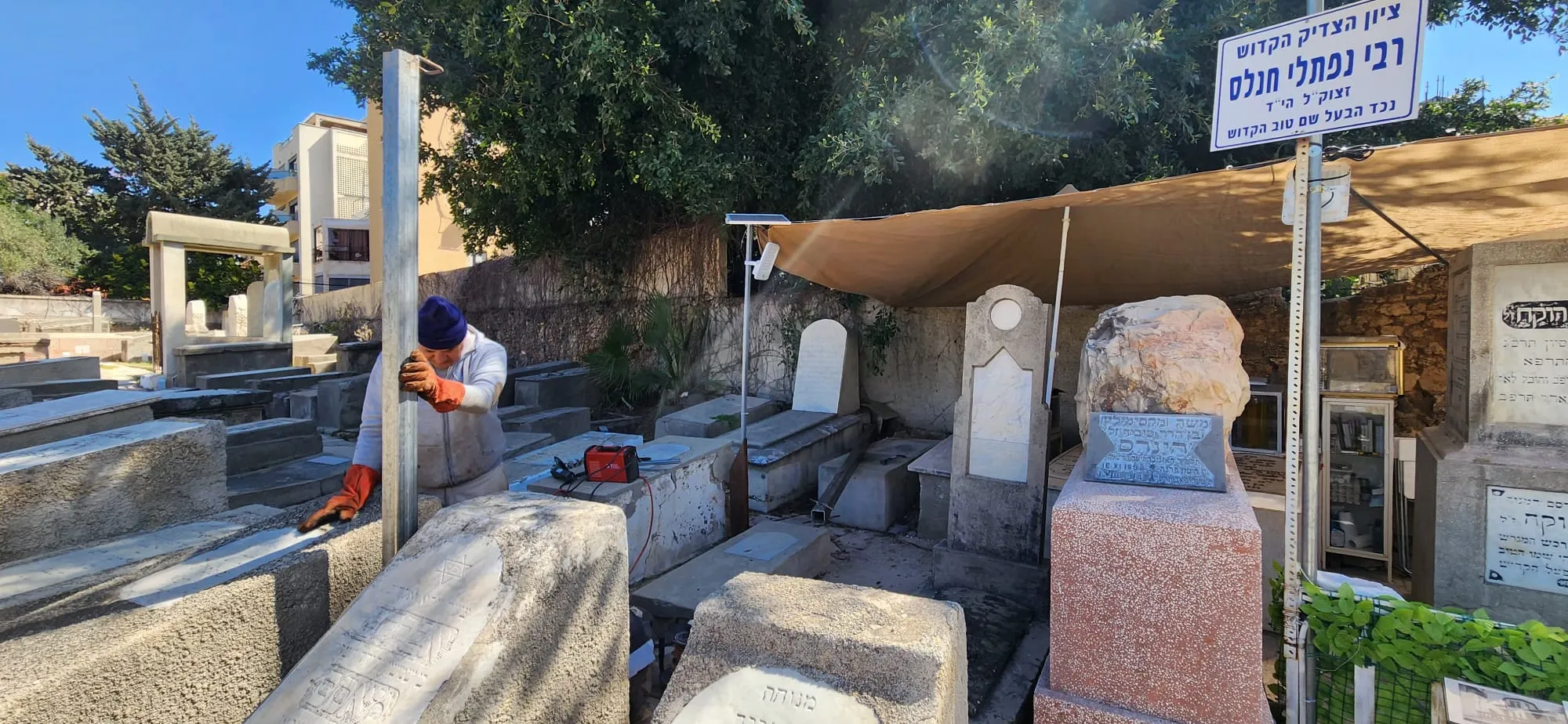 ציון רבי נפתלי חנלס בתל אביב