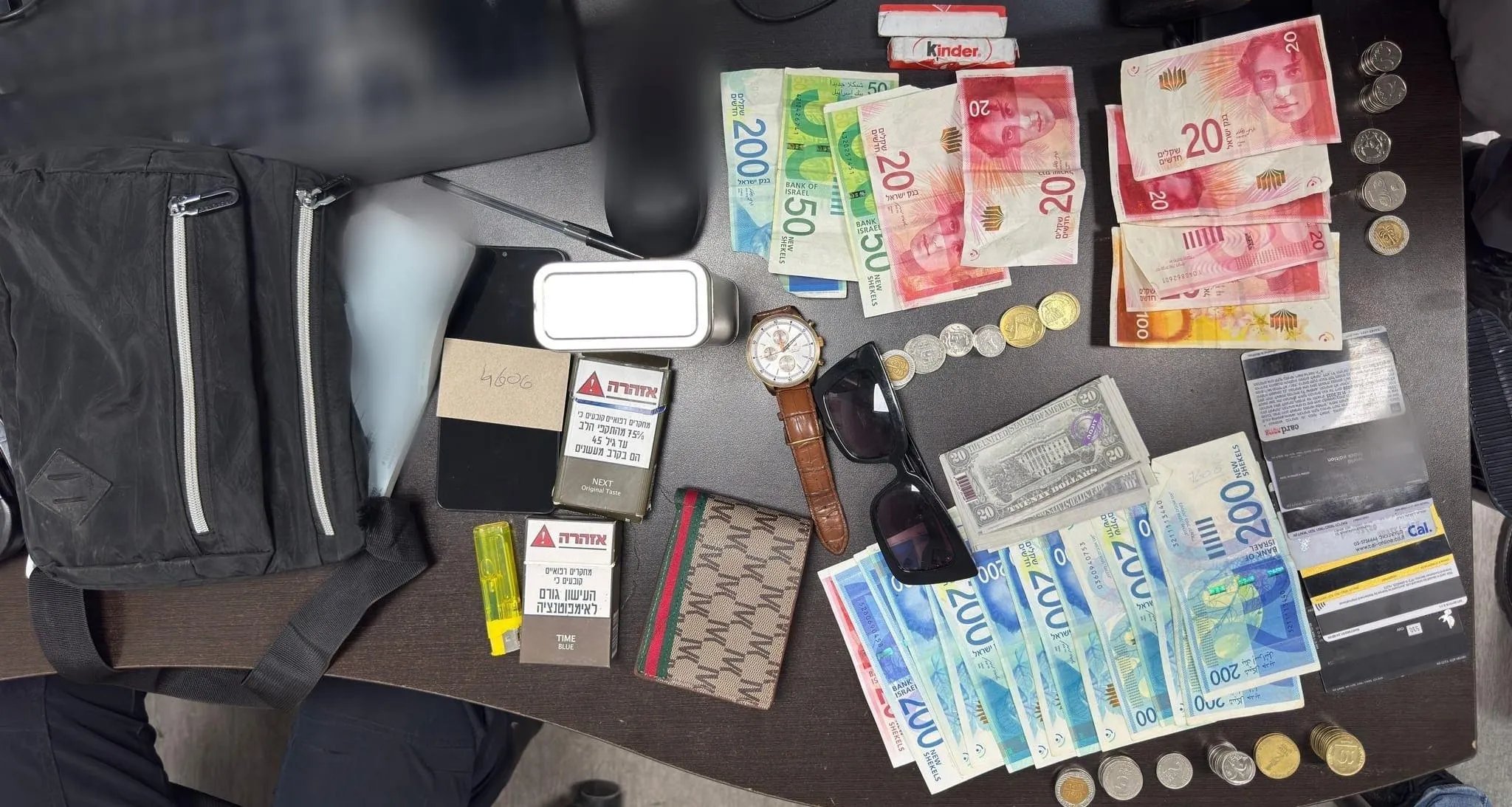 נתפס "על חם": תושב בני ברק נעצר עם רכוש רב וכרטיסי אשראי