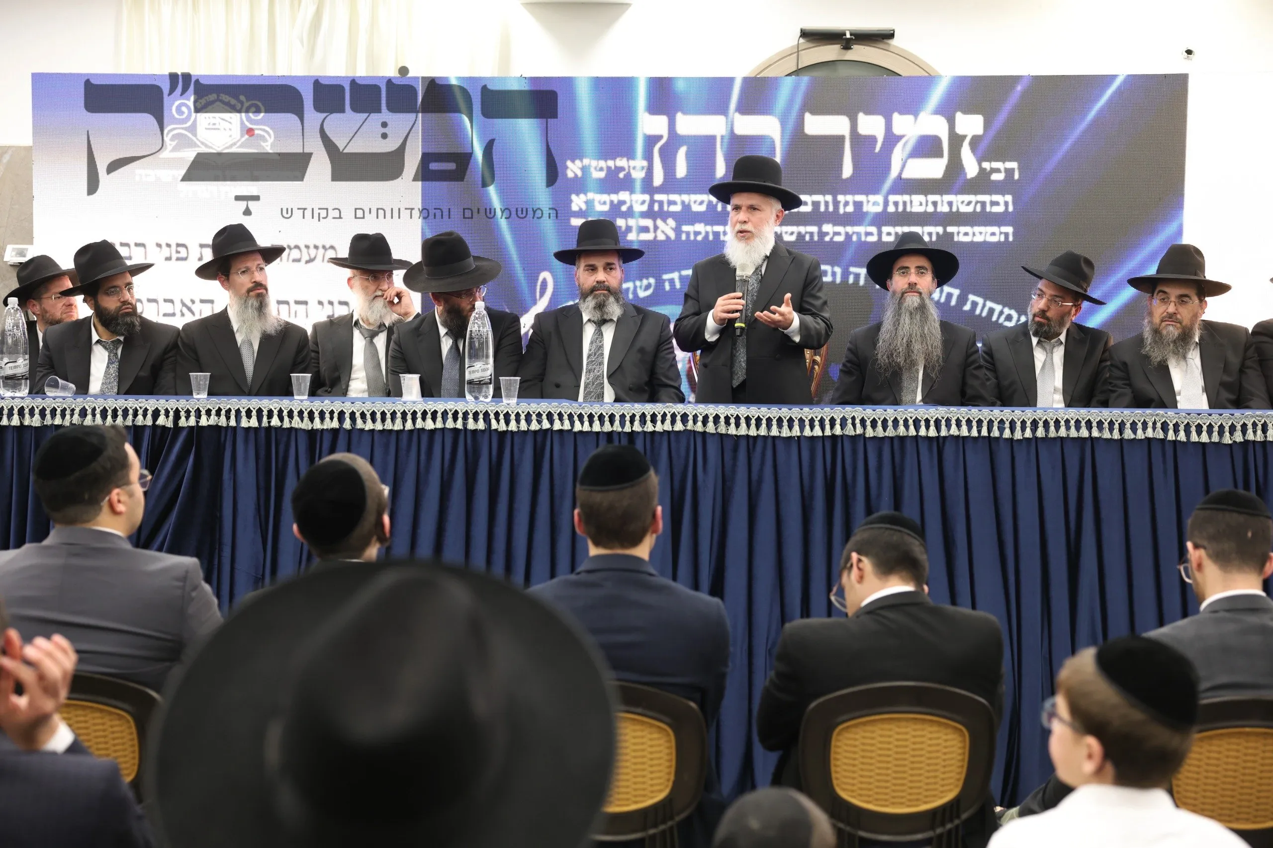 "בני התורה הם פסגת האנושות": ראש ישיבת אבני נזר הגר"ז כהן בדברי חיזוק מיוחדים במעמד הקבלת פני רבו