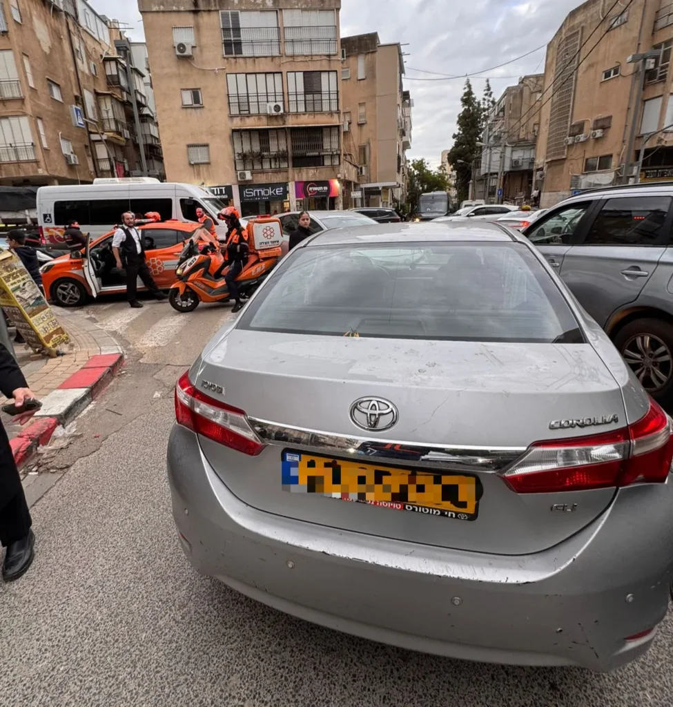 זירת פגיעת הרכב בילד בן ה7