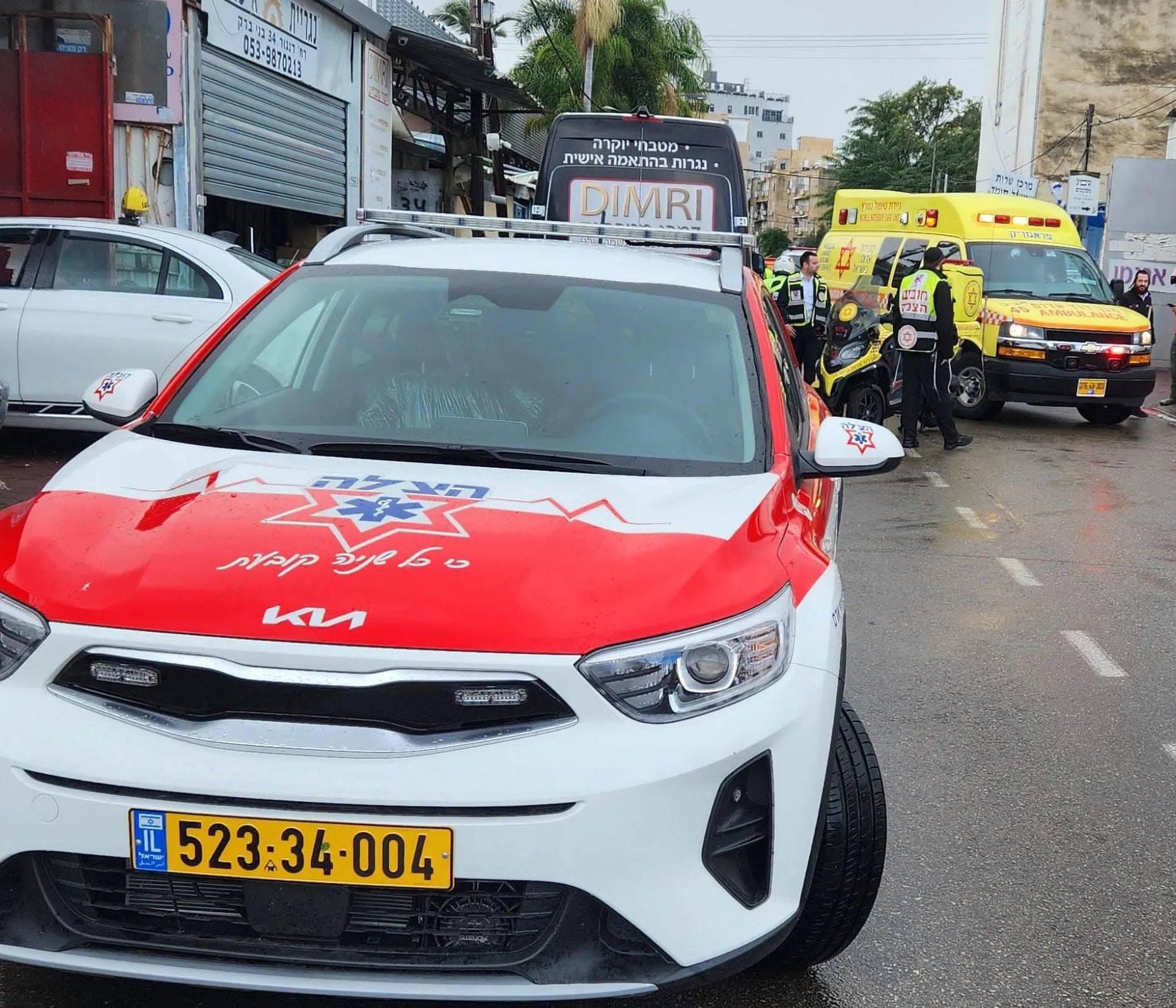 בת 62 התמוטטה ברחוב, עברה החייאה ופונתה בהכרה מלאה