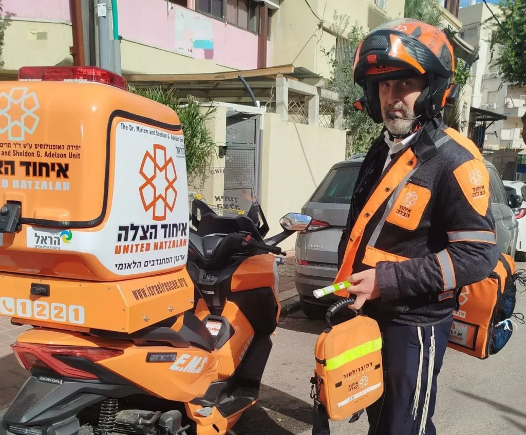 חובש איחוד הצלה בזירה