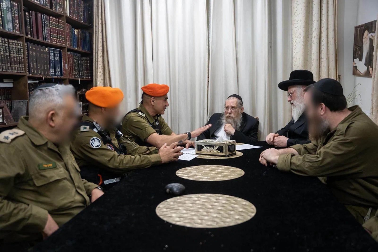 היערכות בבני ברק: מפקד נפת גנים נועד עם רבני העיר