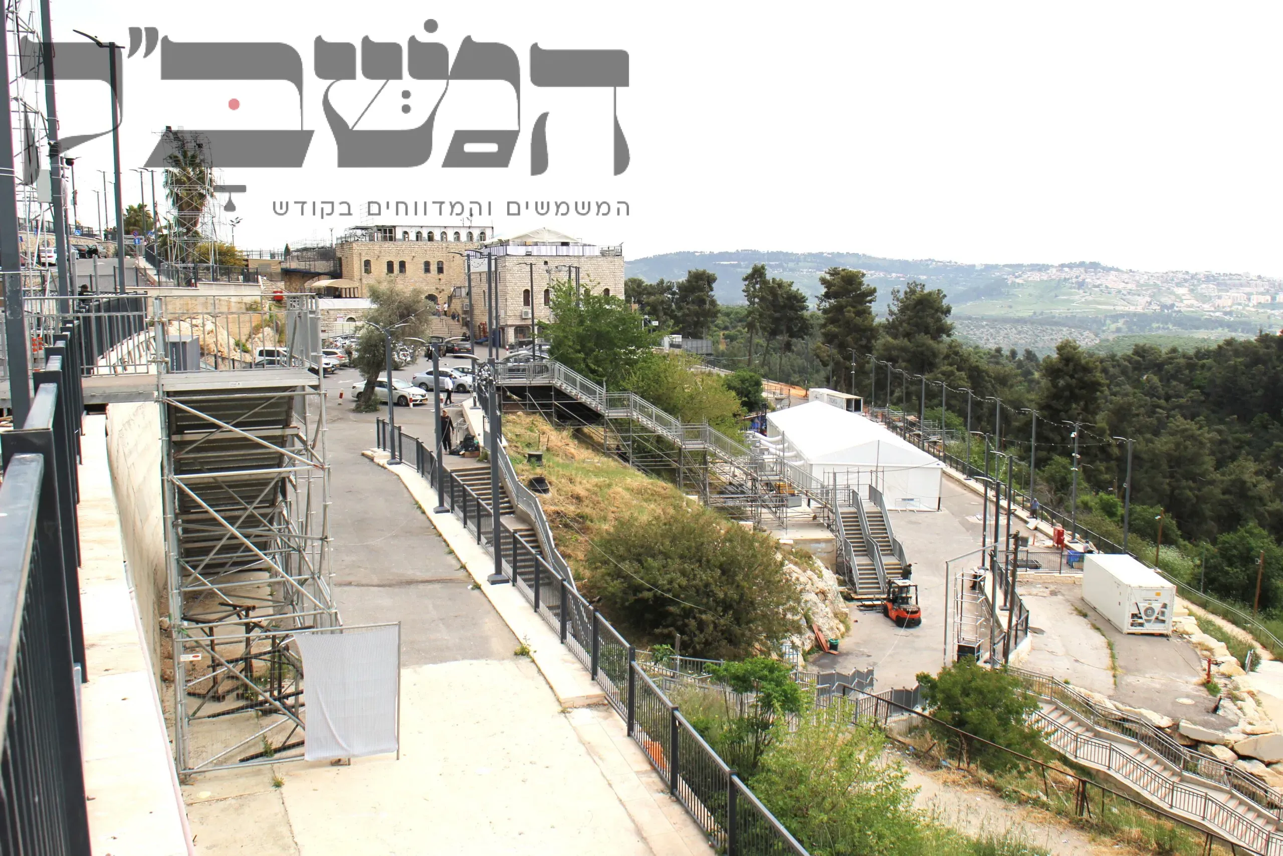 ההכנות בעיצומם I מראות מההכנות להילולת רשב"י באתרא קדישא מירון