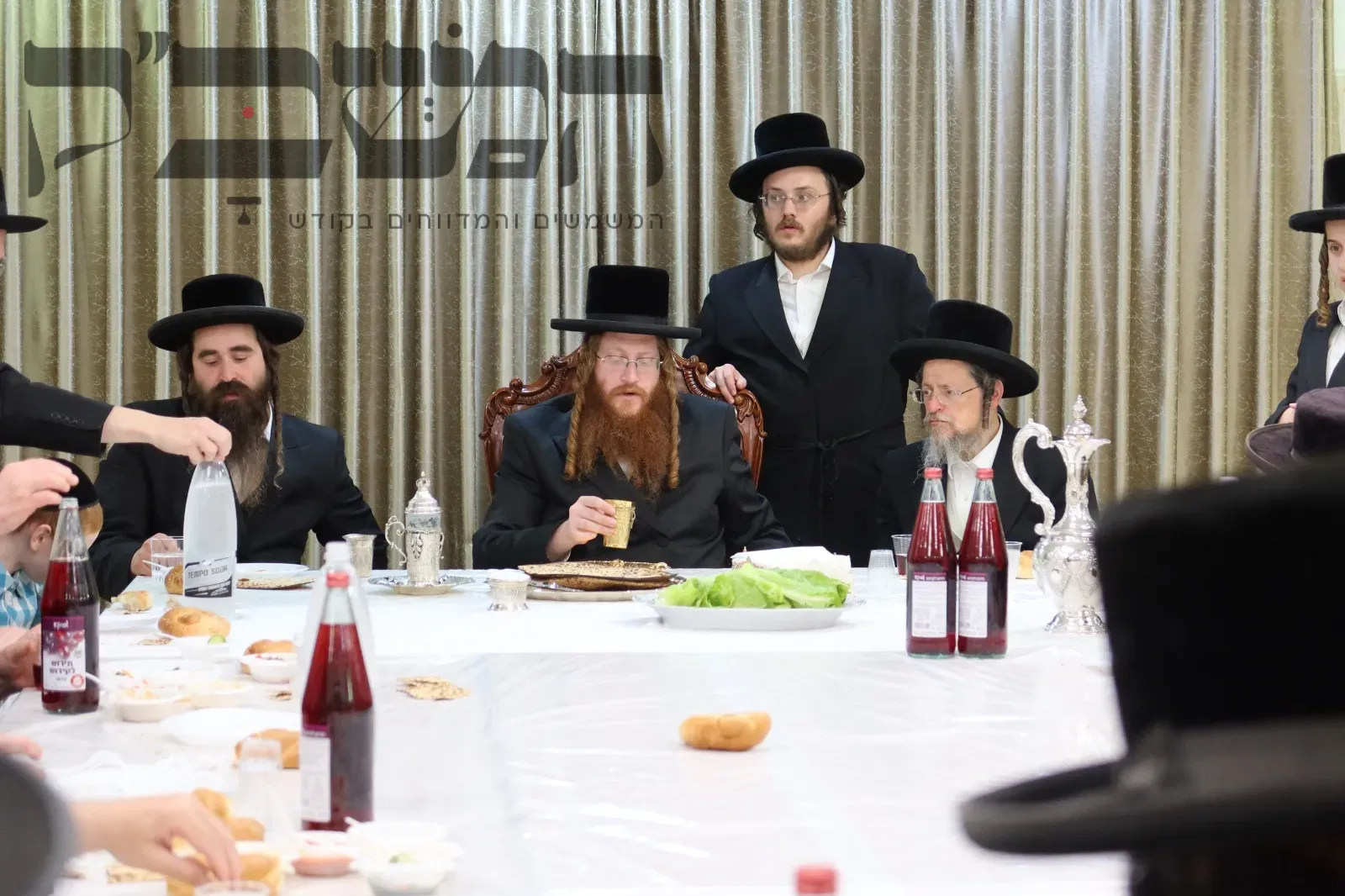 'וַאֲמַרְתֶּם זֶבַח פֶּסַח': האדמו"ר מקאליב בטיש לכבוד פסח שני בבית מדרשו בבני ברק