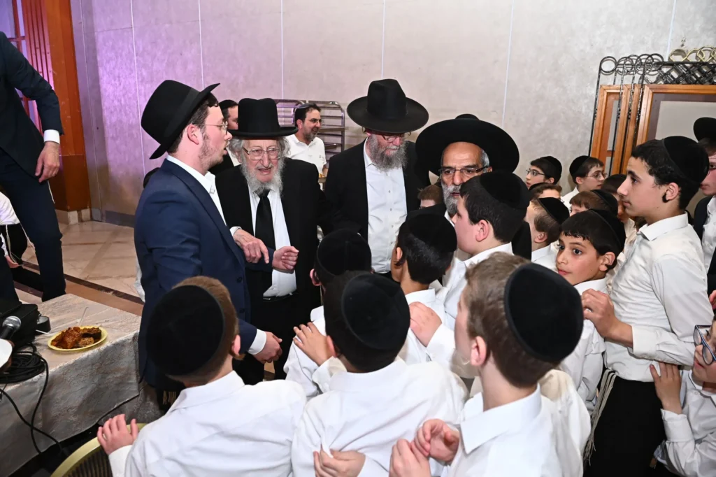 הילדים נבחנו על חצי ש"ס משניות וזכו לברכה
