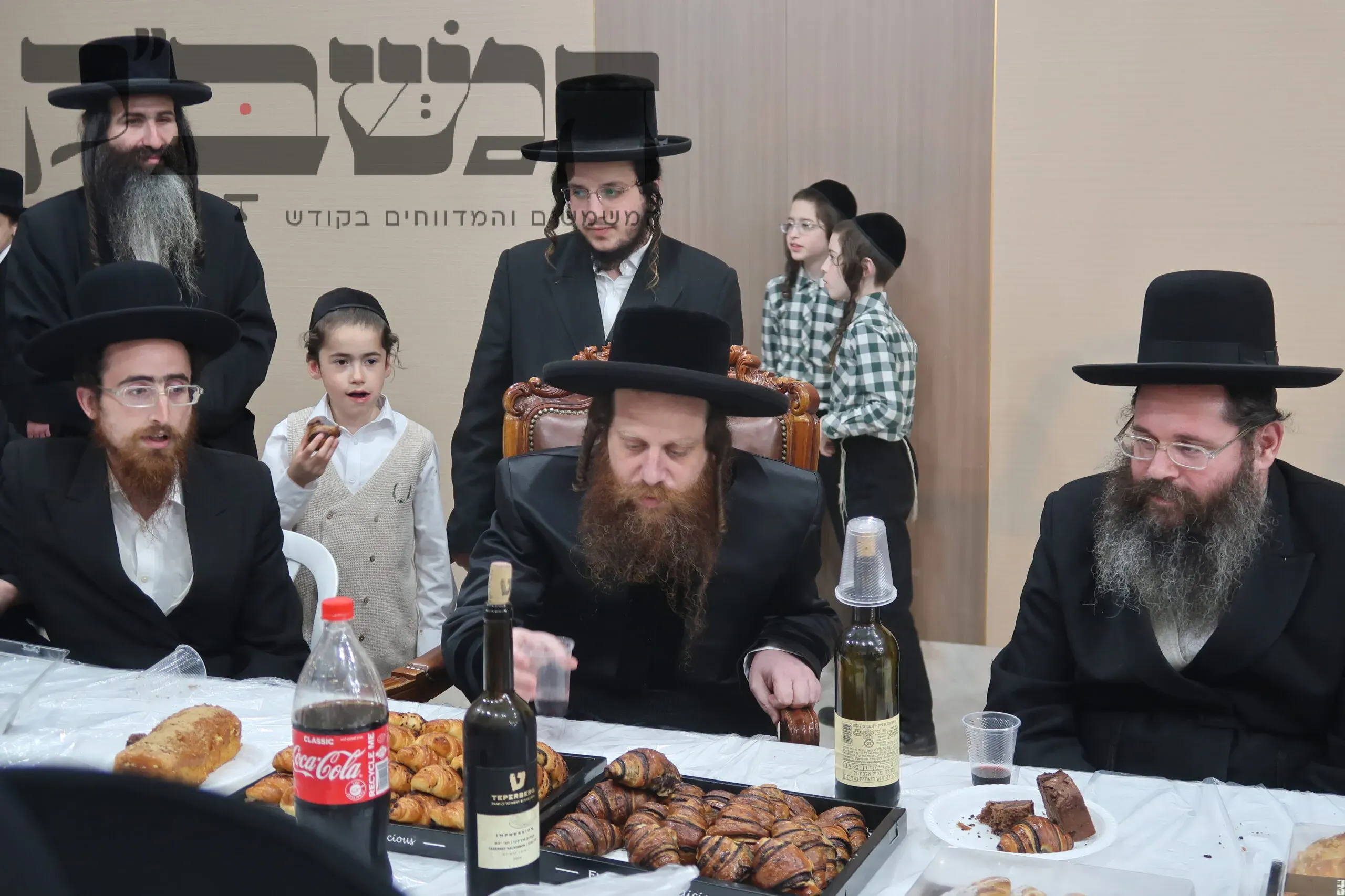 קביעת מזוזה ולחיים לביהח"ס החדש דגור במתחם הסופרים בבני ברק