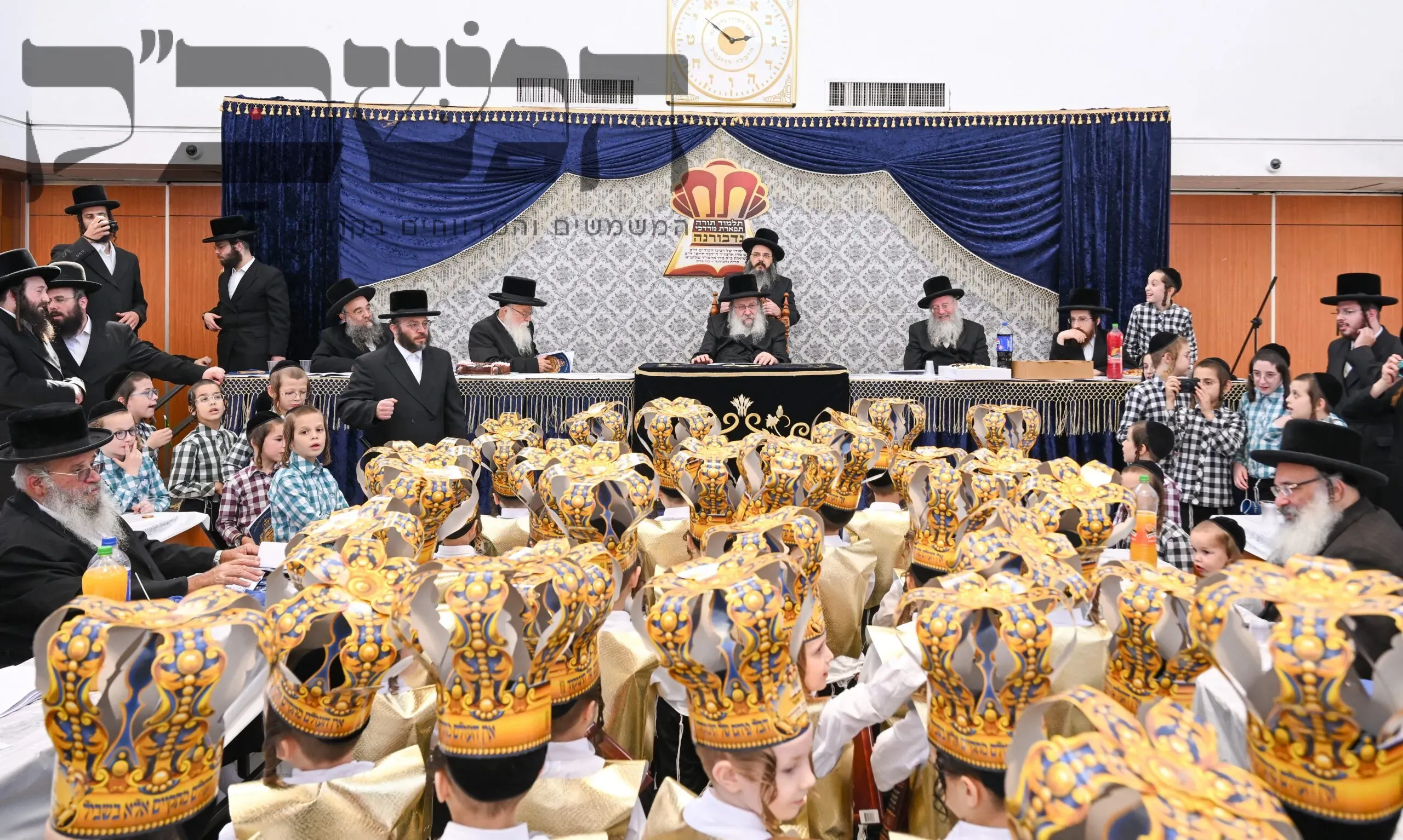 'יָבוֹאוּ טְהוֹרִים': מעמד חומש סעודה בת"ת 'תפארת מרדכי' נדבורנה בבני ברק