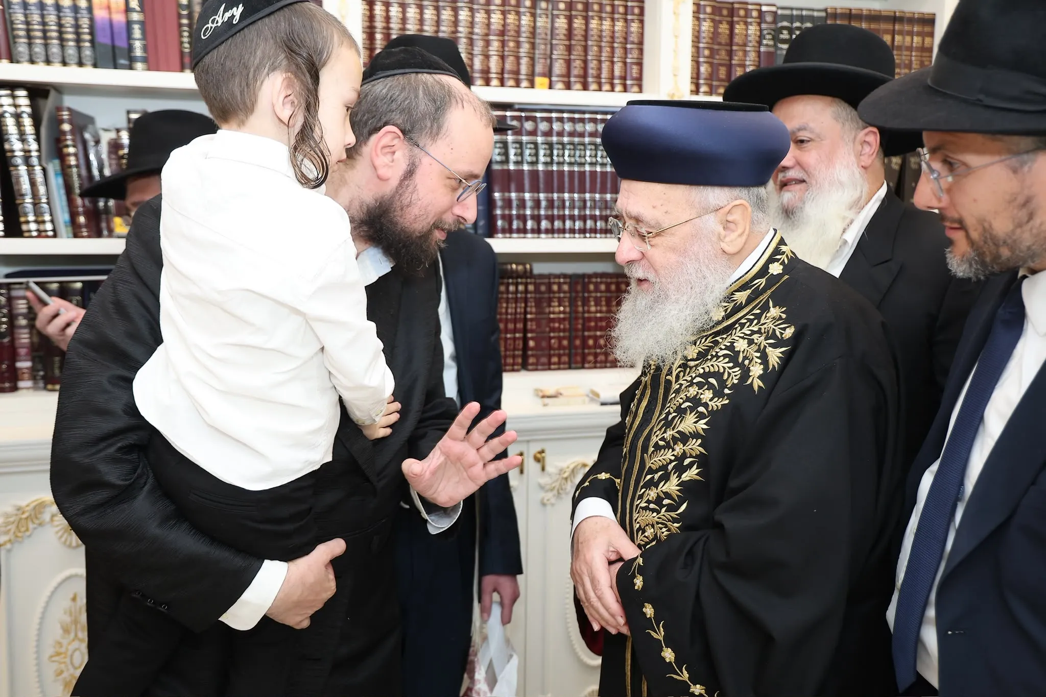 מעמד קבלת הפנים לראשון לציון רבי יצחק יוסף