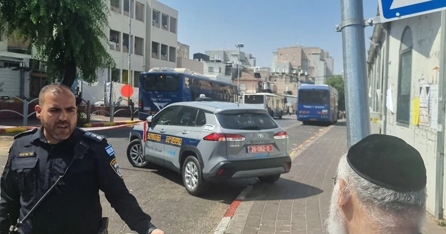 חפץ חשוד באוטובוס בבני ברק; נשלל החשד למטען