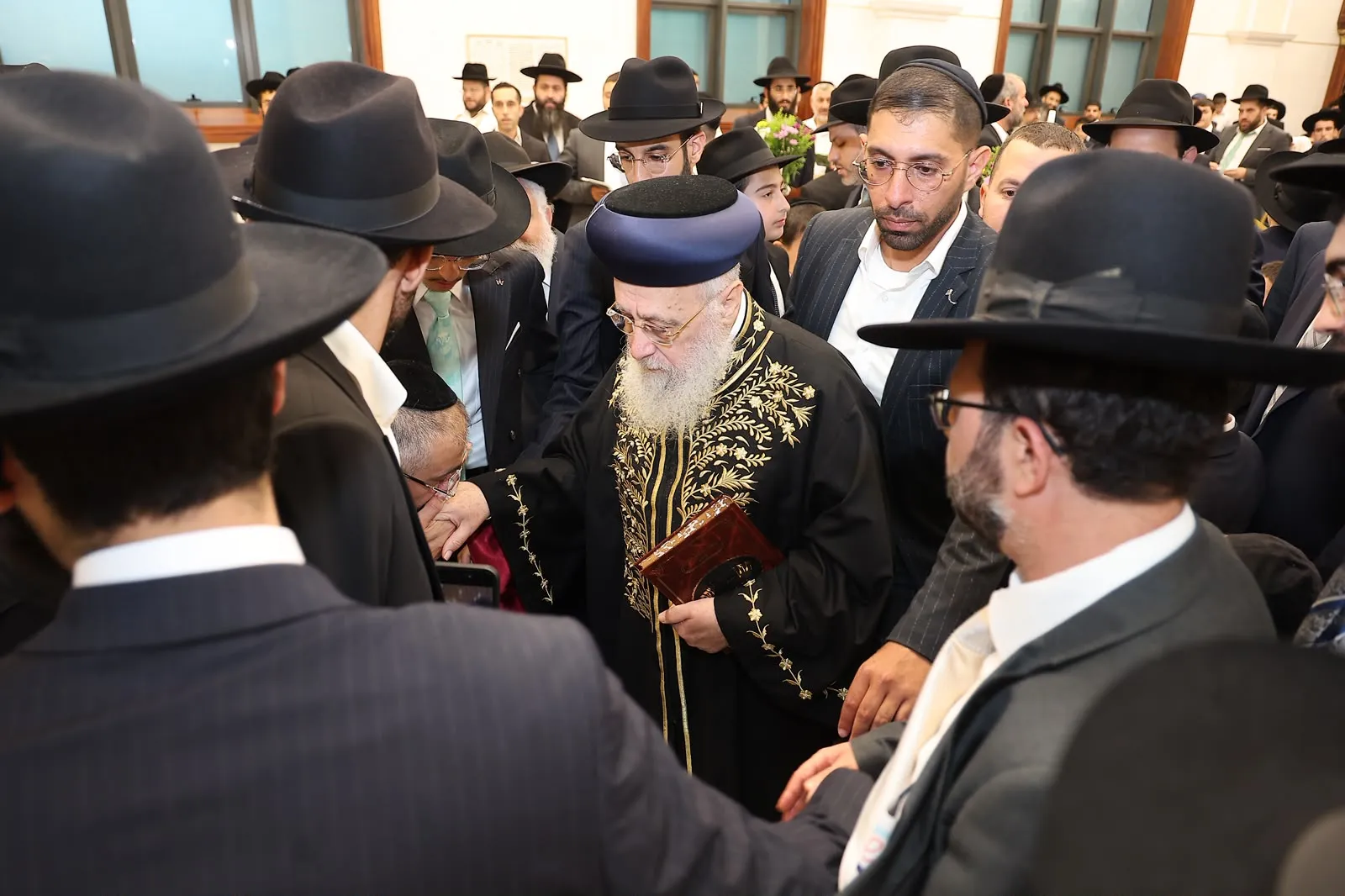 מעמד קבלת הפנים לראשון לציון רבי יצחק יוסף
