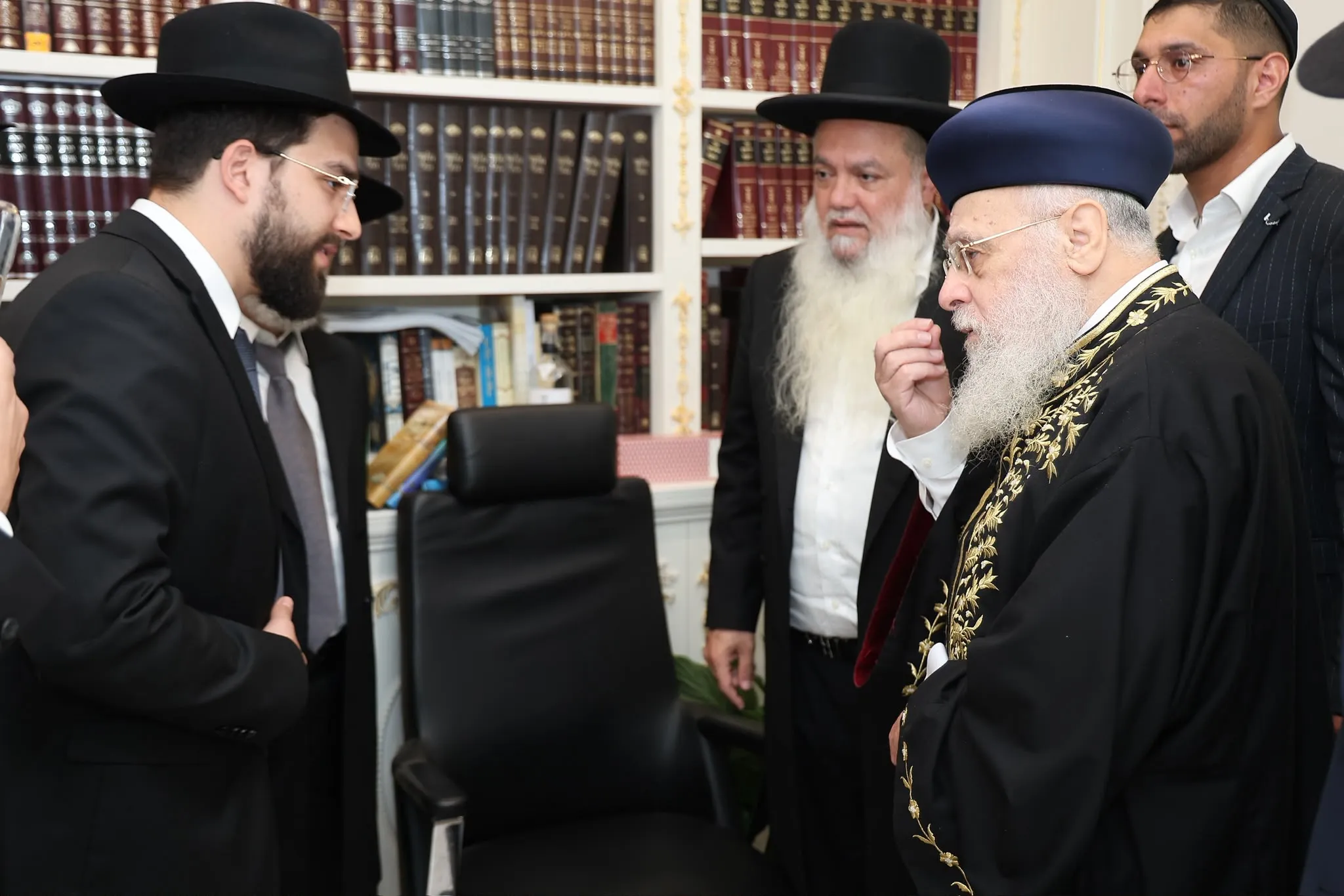 מעמד קבלת הפנים לראשון לציון רבי יצחק יוסף