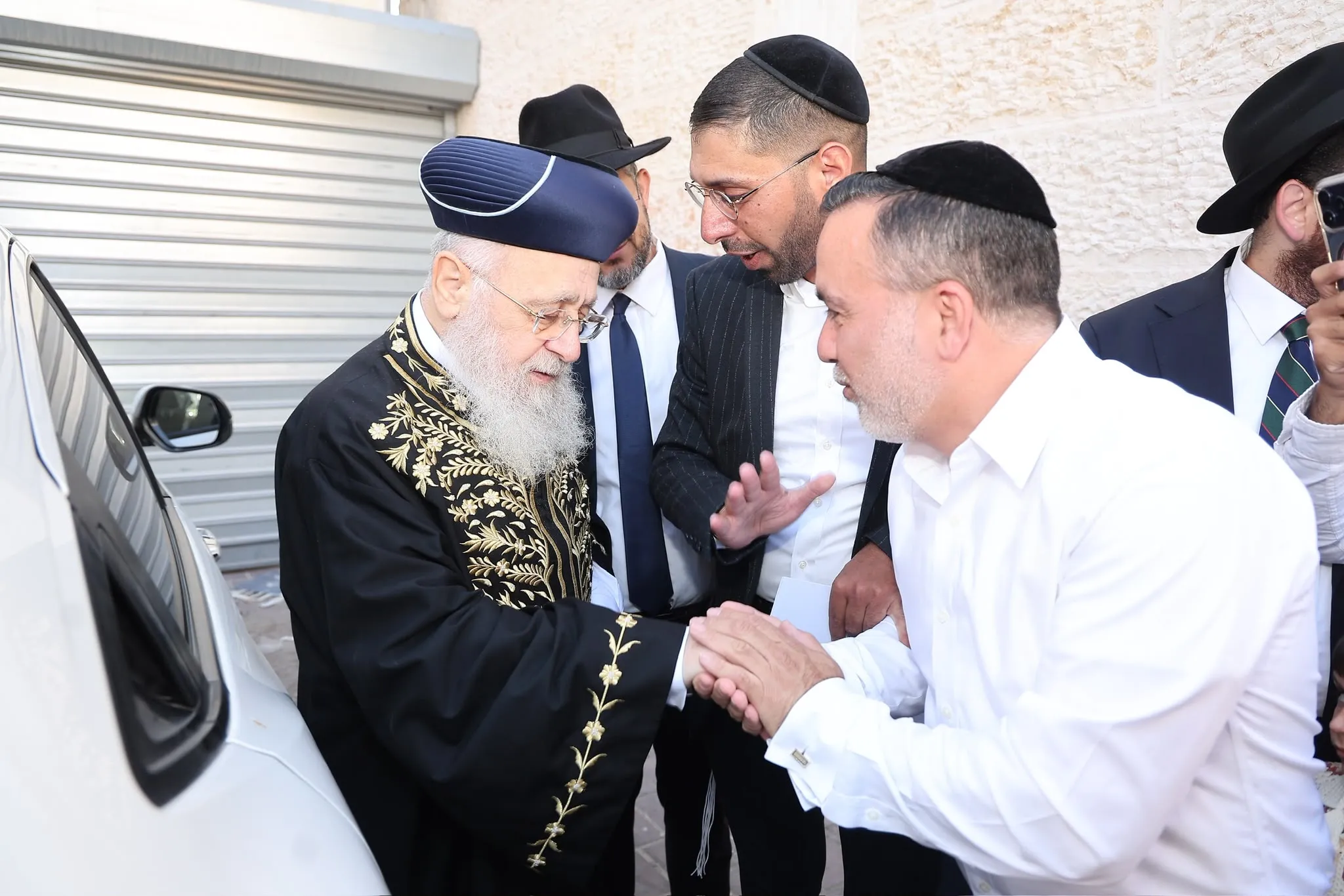 מעמד קבלת הפנים לראשון לציון רבי יצחק יוסף