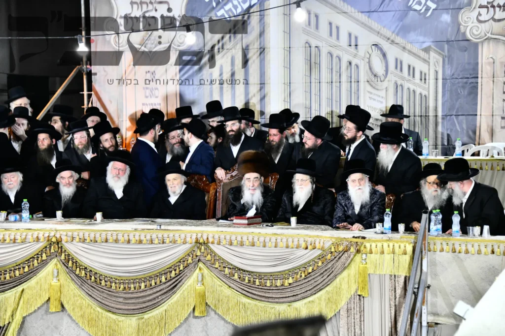 מעמד הנחת אבן הפינה למרכז העולמי ביהמ"ד הגדול אלכסנדר בבני ב