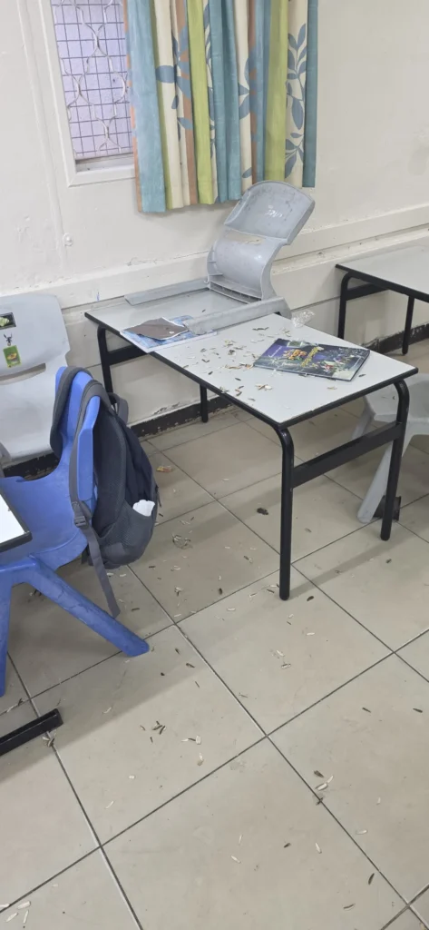 השחתה בת"ת: כיתות נפרצו ורוססו במטפים במהלך השבת