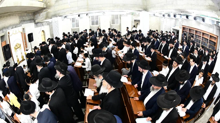 חנוכת בית הכנסת הליגמן בני ברק