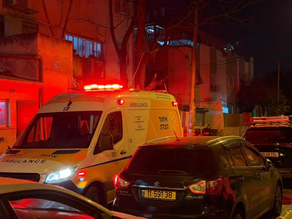 אמבולנס איחוד הצלה בזירה בבני ברק